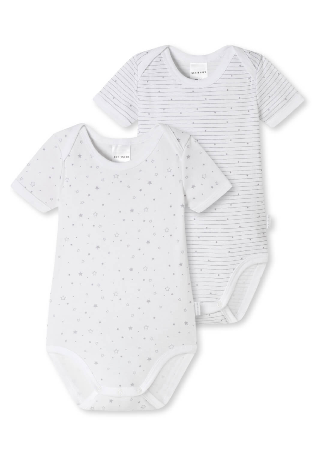 2er-Pack Schiesser Original Classics Feinripp Baby Body Halbarm