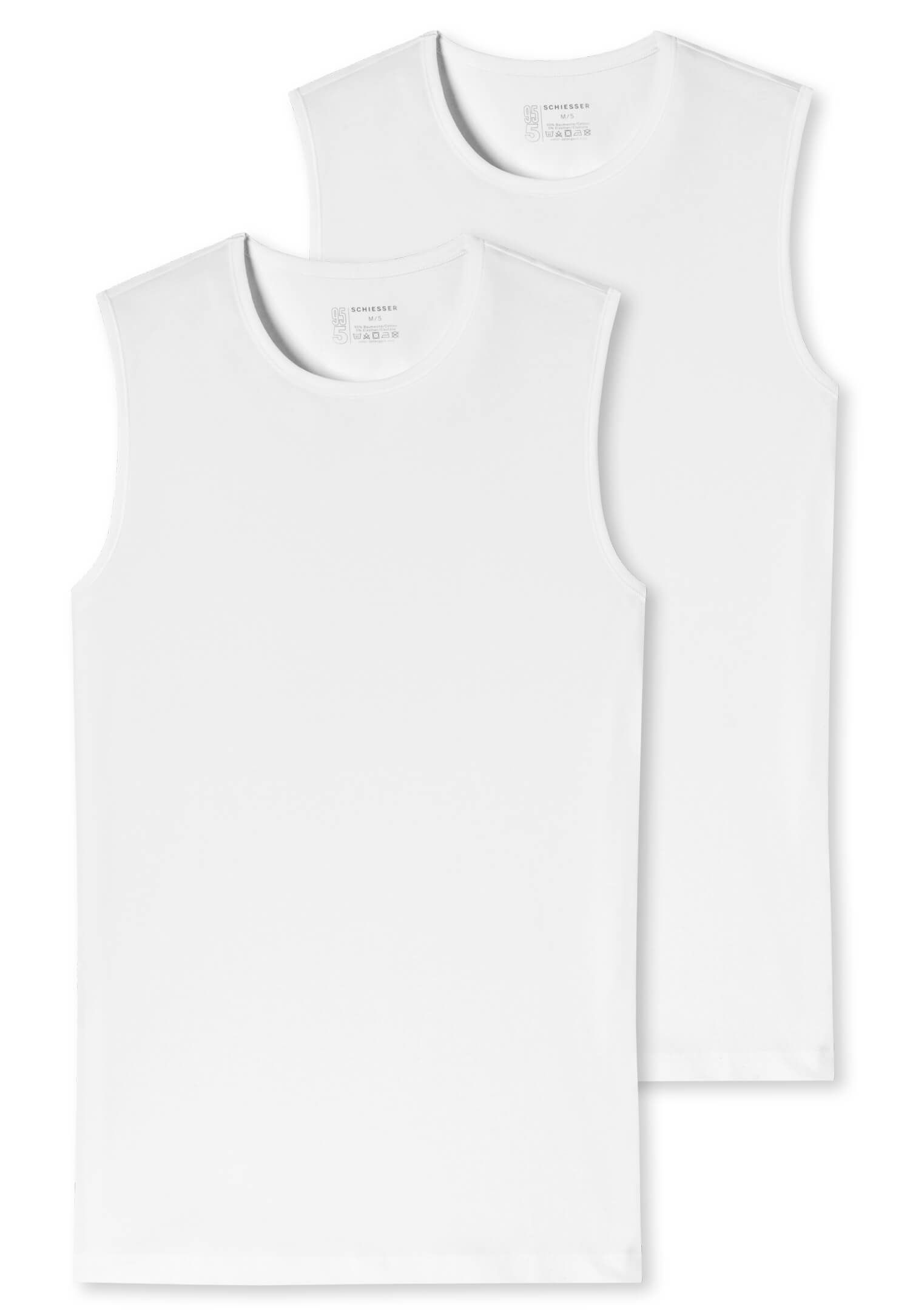 2er-Pack Schiesser 95/5 Herren Tank Tops