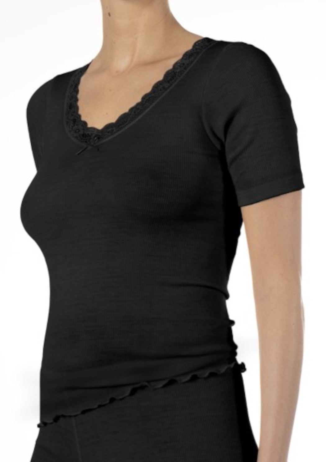 Nina von C. Serie Wool Silk Damen Halbarm-Shirt